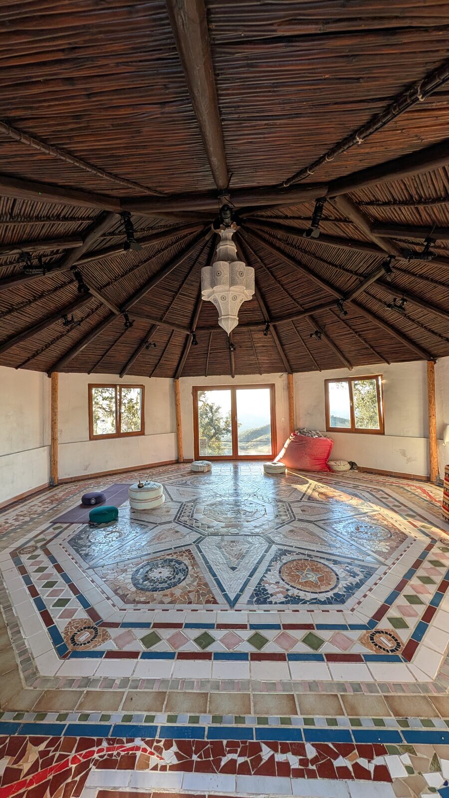 Dedicated meditation house in the gardens